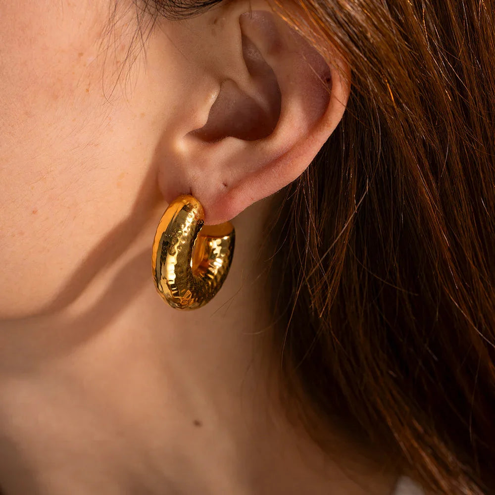 [Royal&Vicky]Bethany Gold Earrings