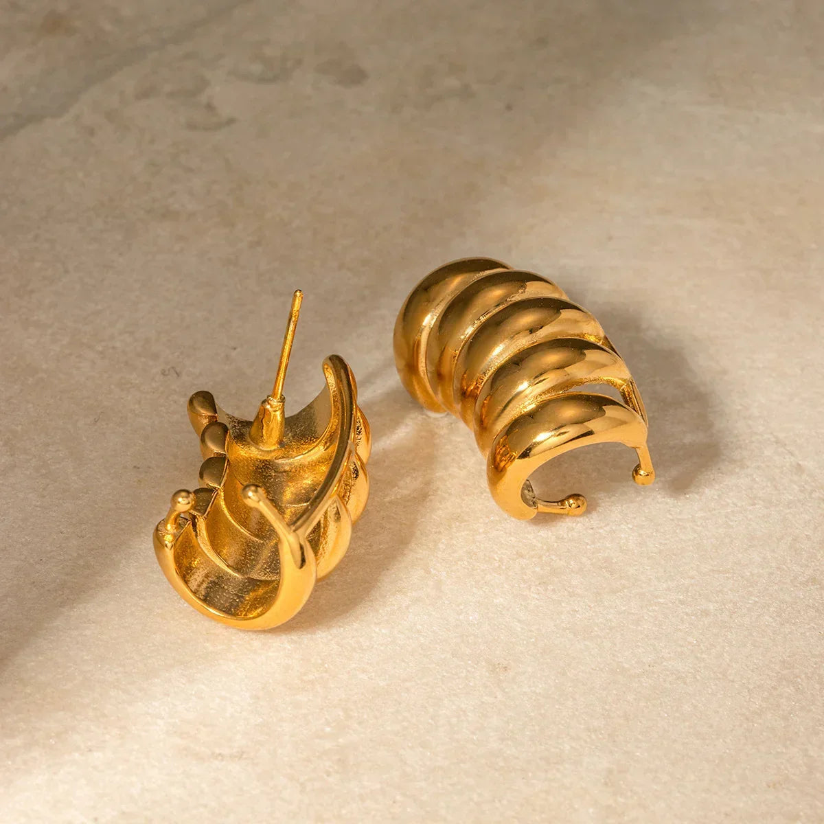 [Royal&Vicky]Beatrix Gold Earrings