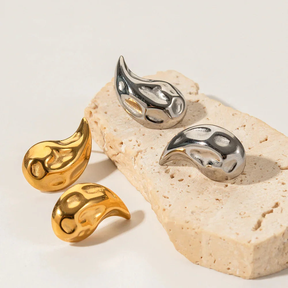 [Royal&Vicky]Raven Vintage Teardrop Earrings