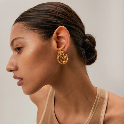 [Royal&Vicky]Alma Gold Earrings
