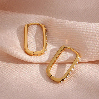 [Royal&Vicky]Maya Gold Hoop Earrings