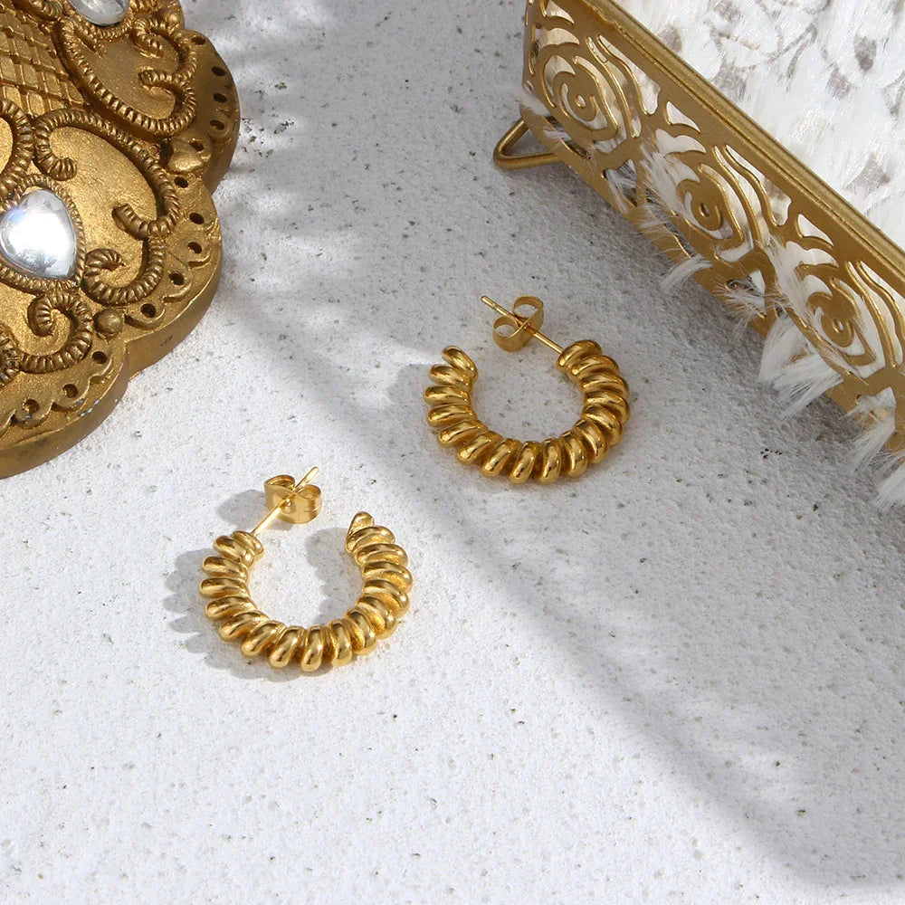[Royal&Vicky]Brynlee Twisted Earrings