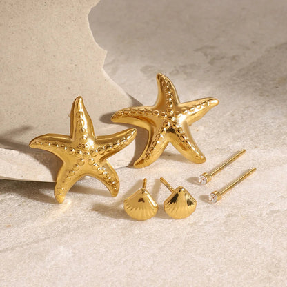 [Royal&Vicky]Arielle Ocean-Inspired Earring Bundle