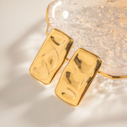 [Royal&Vicky]Geraldine Gold Earrings