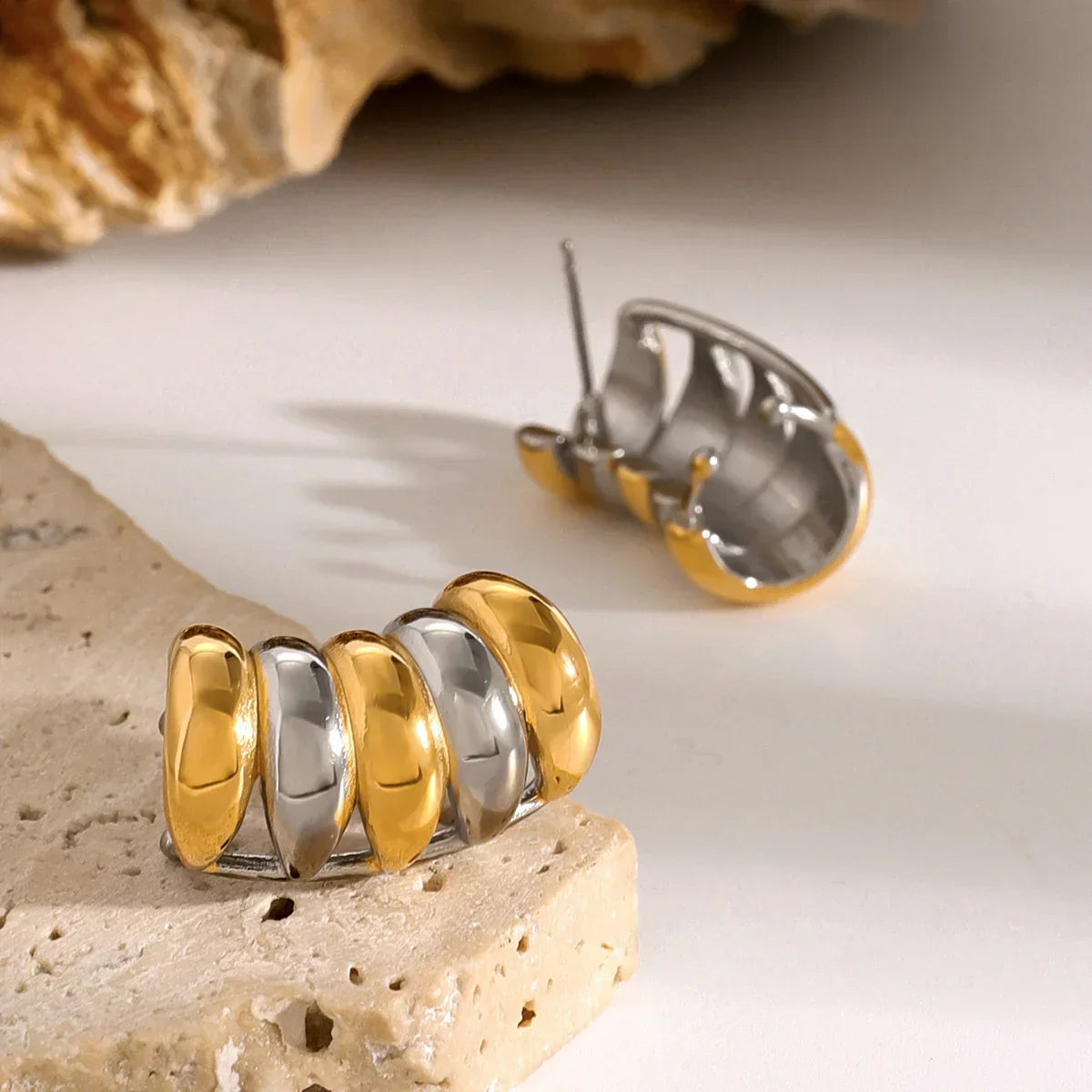 [Royal&Vicky]Beatrix Gold Earrings