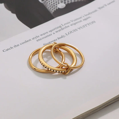 [Royal&Vicky]Divine Diamond Ring Stack