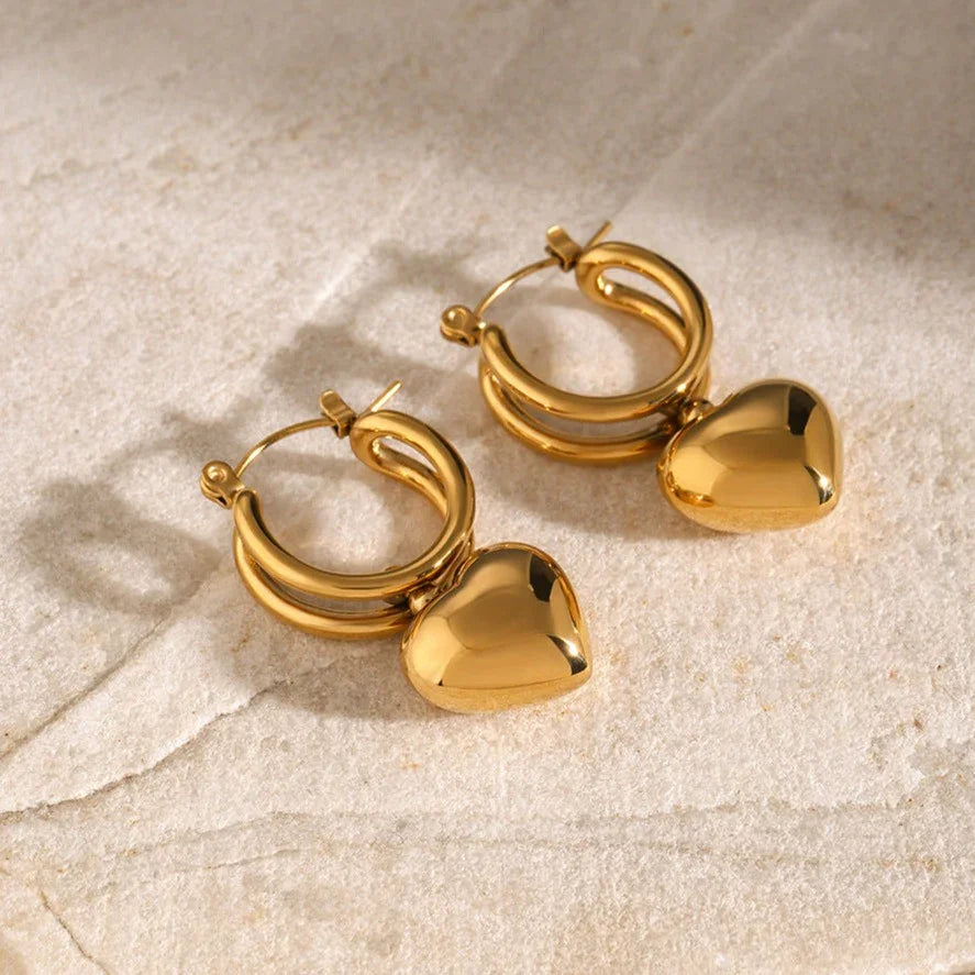 [Royal&Vicky]Audrey Gold Earrings