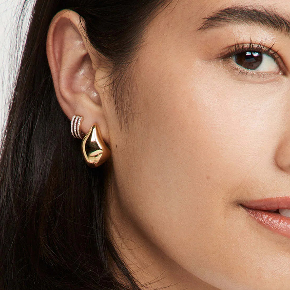 [Royal&Vicky]Selena Gold Earrings