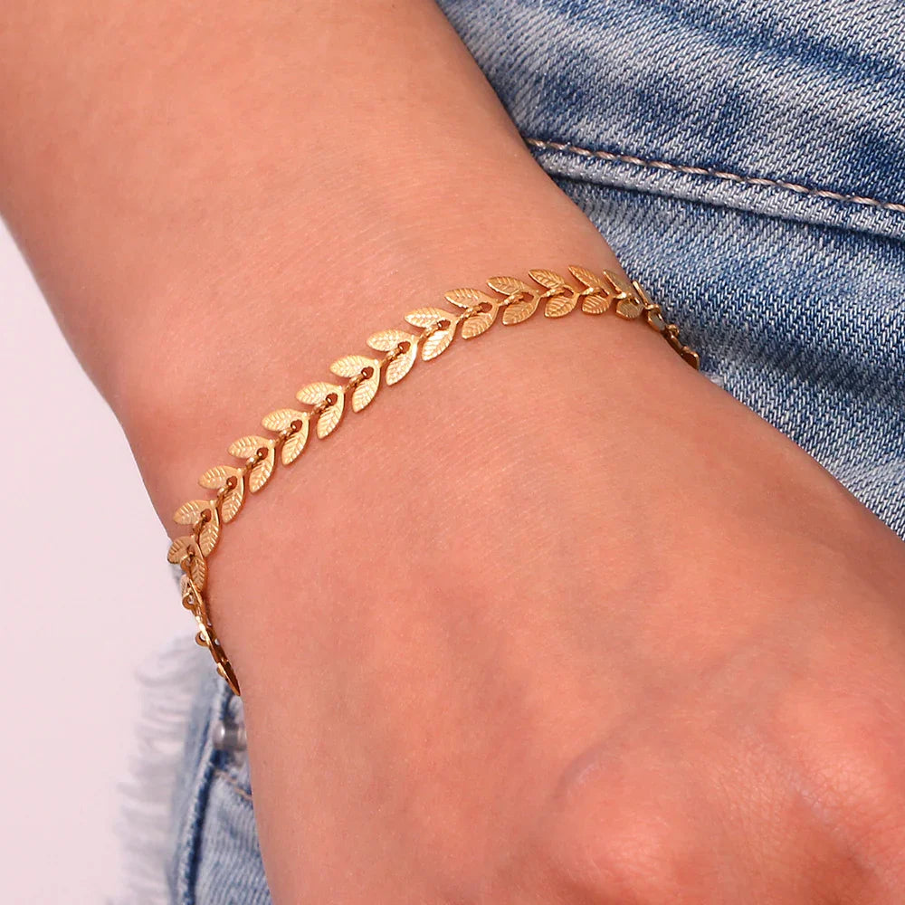 [Royal&Vicky]Madeline Gold Bracelet