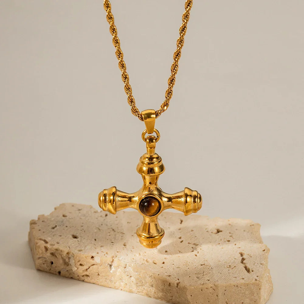 [Royal&Vicky]Della Gold Necklace
