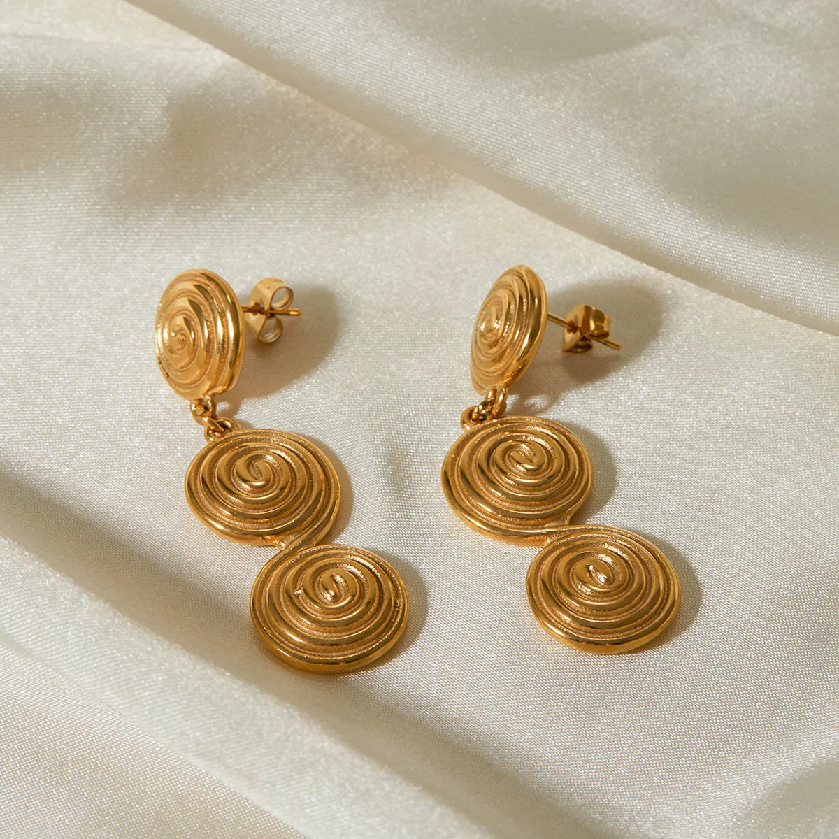 [Royal&Vicky]Marielle Gold Earrings