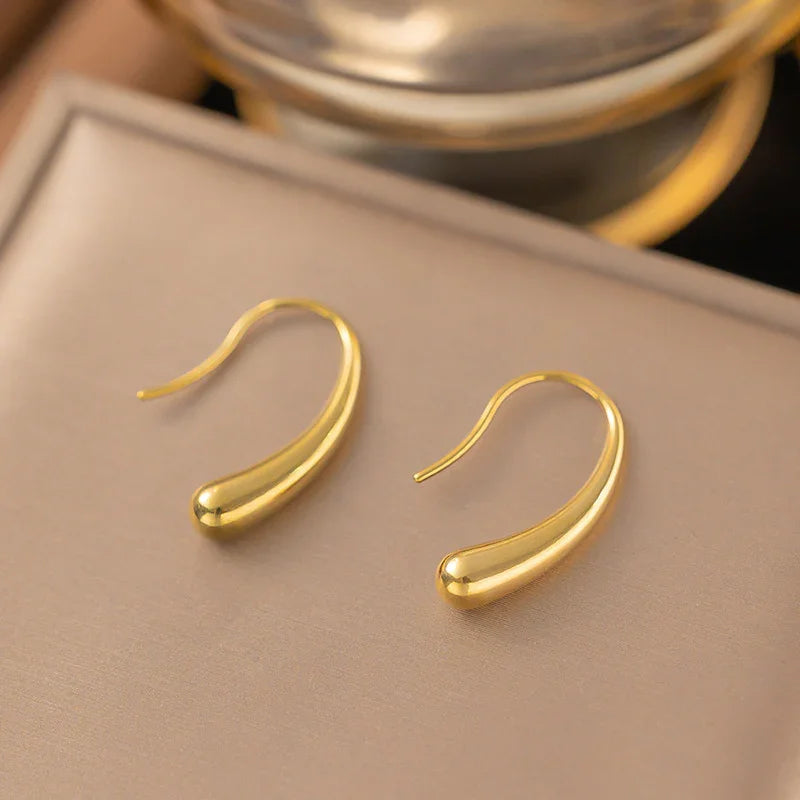 [Royal&Vicky]Tina Gold Earrings