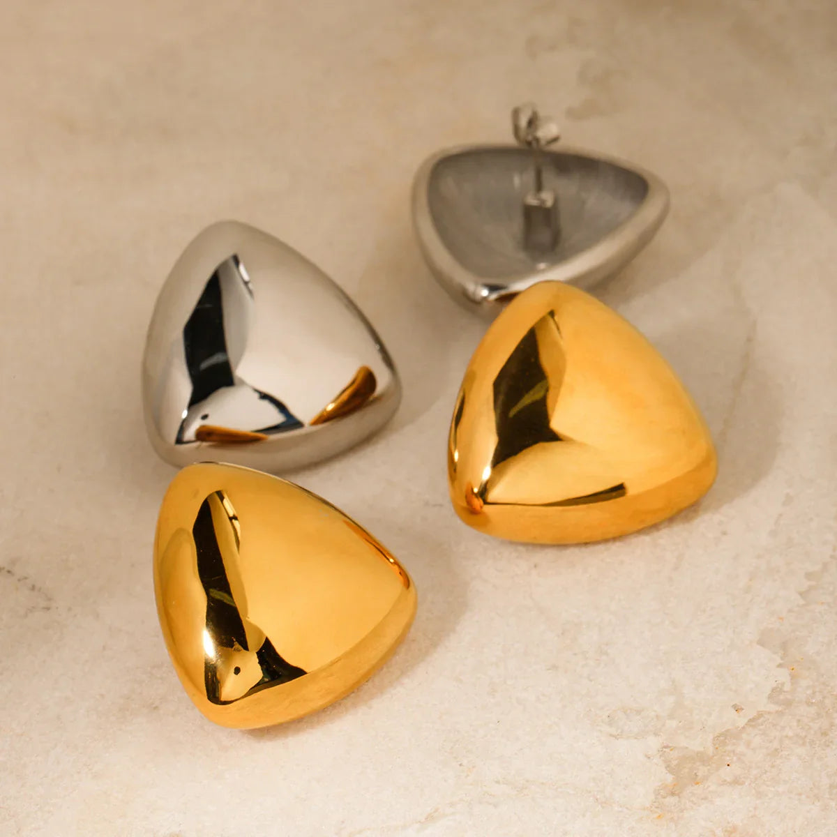[Royal&Vicky]Reagan Gold Earrings