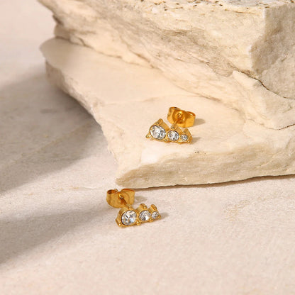 [Royal&Vicky]Lira Gold Earrings