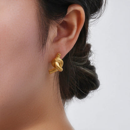 [Royal&Vicky]Briony Gold Earrings