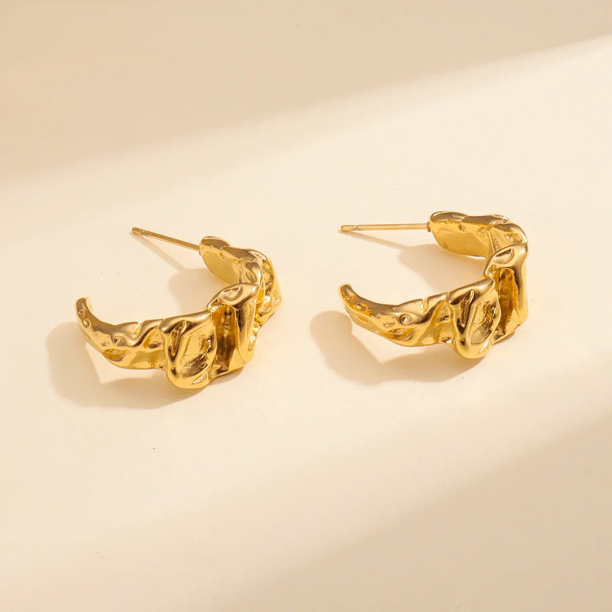 [Royal&Vicky]Ashley Gold Earrings