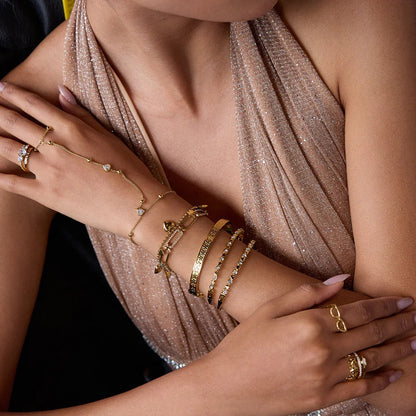 [Royal&Vicky]Winslow Gold Hand Chain