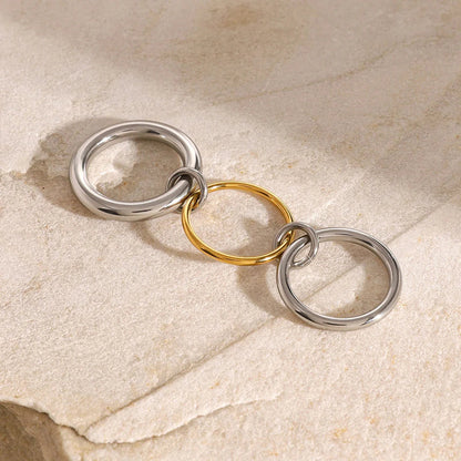 [Royal&Vicky]Canaria Stacked Ring