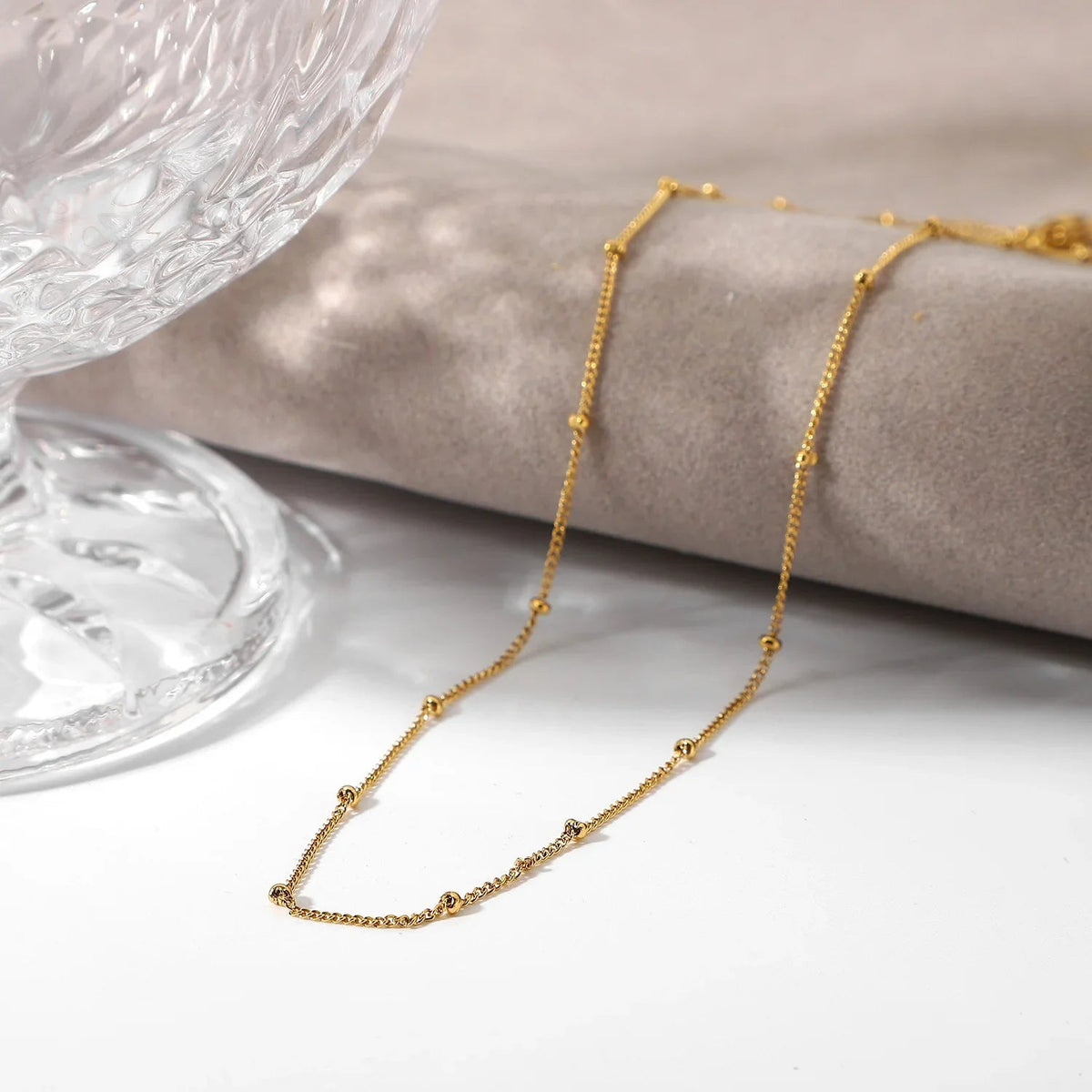 [Royal&Vicky]Julia Gold Chain Necklace