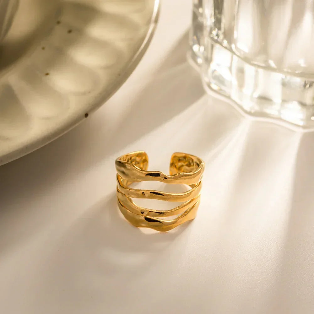 [Royal&Vicky]Cass Gold Ring