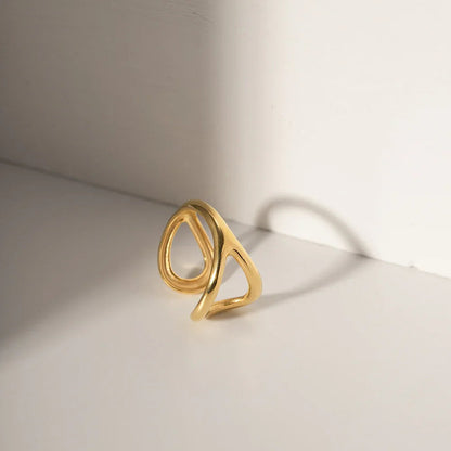 [Royal&Vicky]Jackie Twisted Band Ring