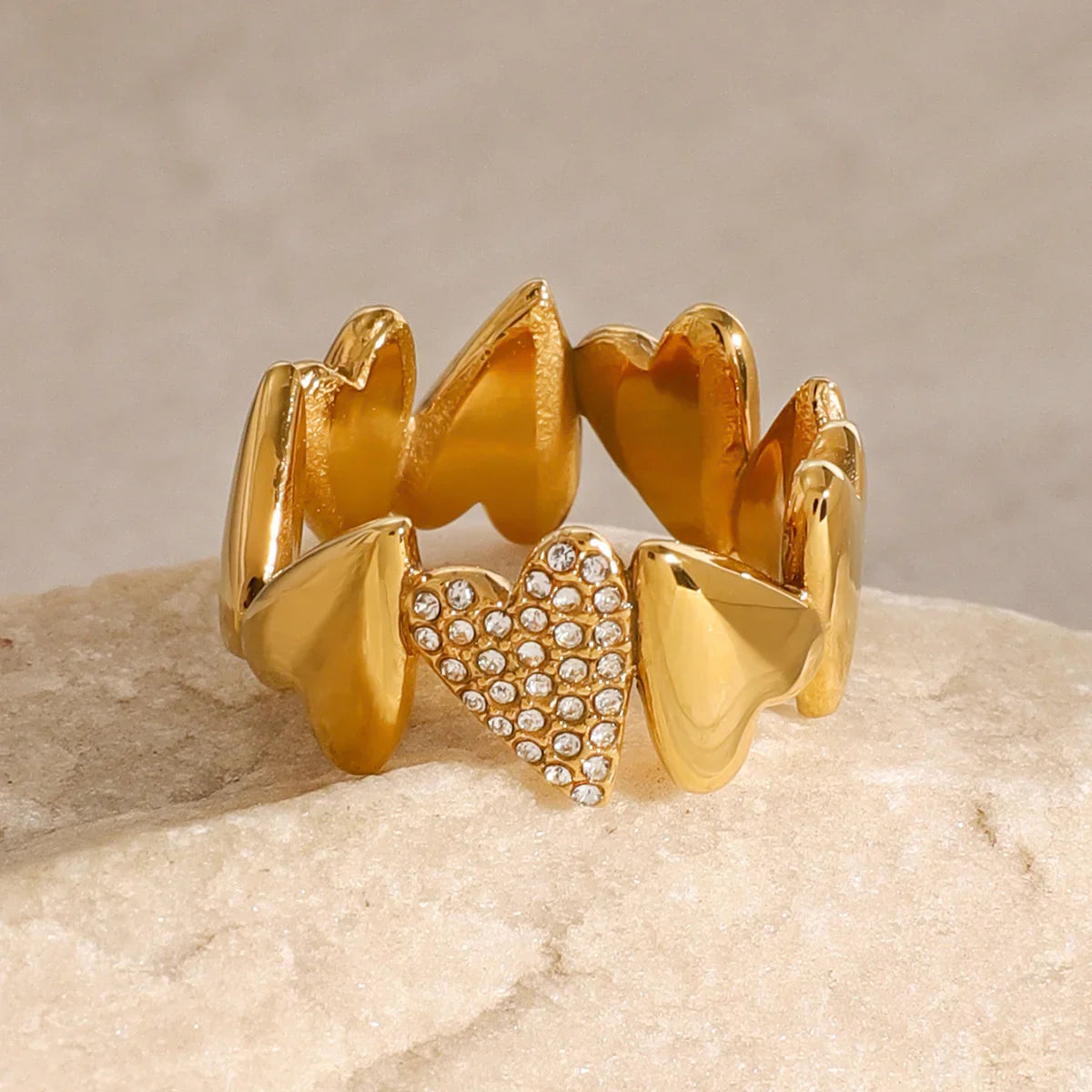 [Royal&Vicky]Ciel Diamond Hearts Ring