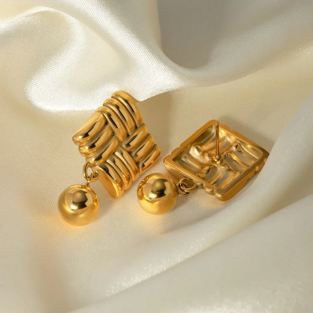 [Royal&Vicky]Alba Gold Earrings