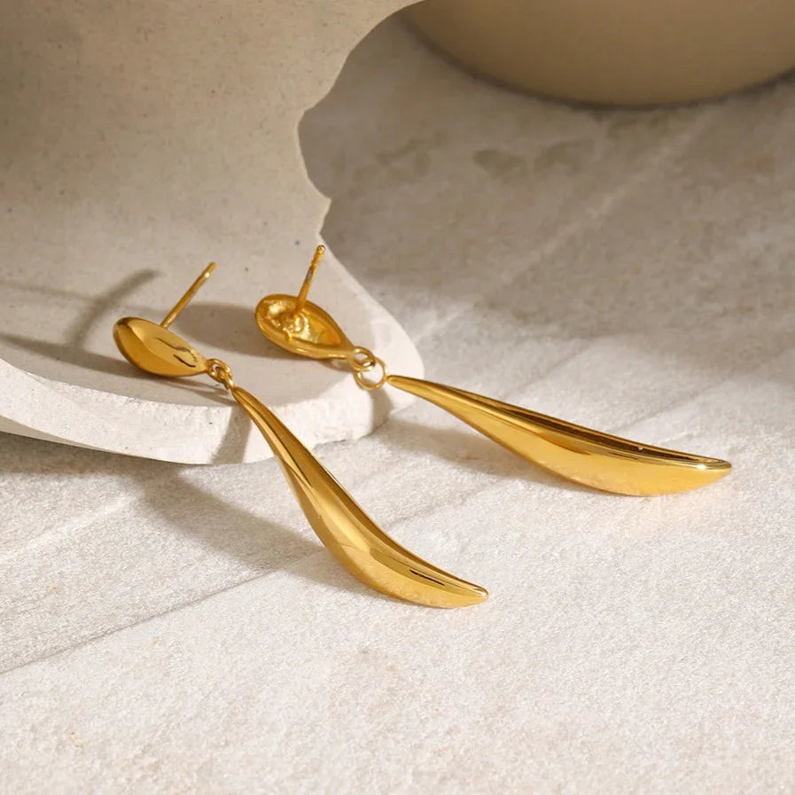 [Royal&Vicky]Aspen Gold Earrings