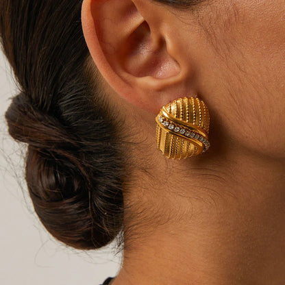 [Royal&Vicky]Odine Gold Earrings