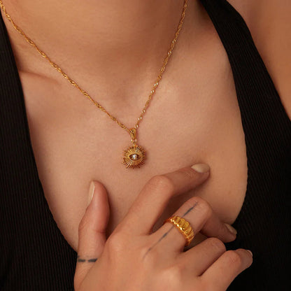 [Royal&Vicky]Solana Gold Necklace