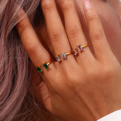 [Royal&Vicky]Fedilia Gemstone Ring