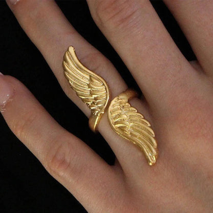 [Royal&Vicky]Sparrow Gold Wing Ring