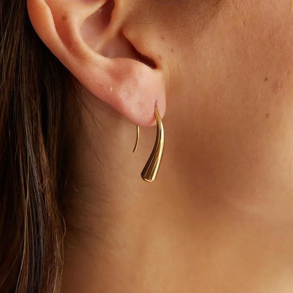 [Royal&Vicky]Tina Gold Earrings