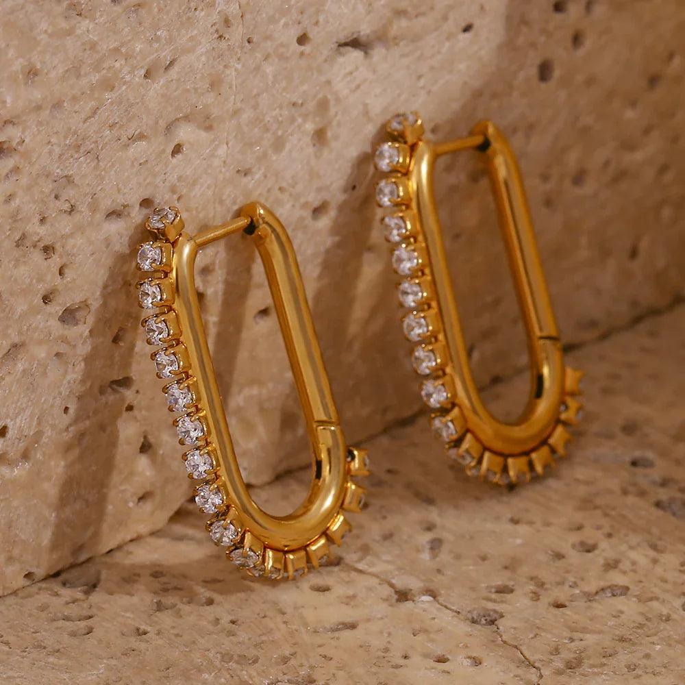 [Royal&Vicky]Georgia Diamond Earrings