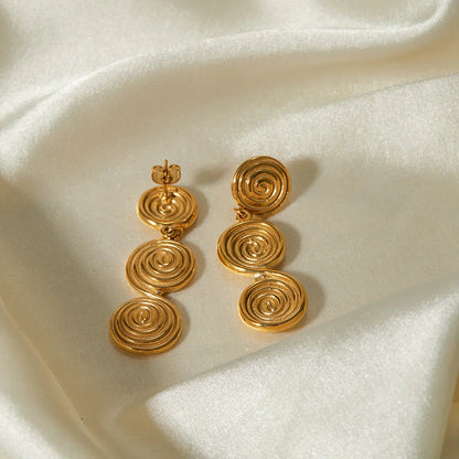 [Royal&Vicky]Marielle Gold Earrings