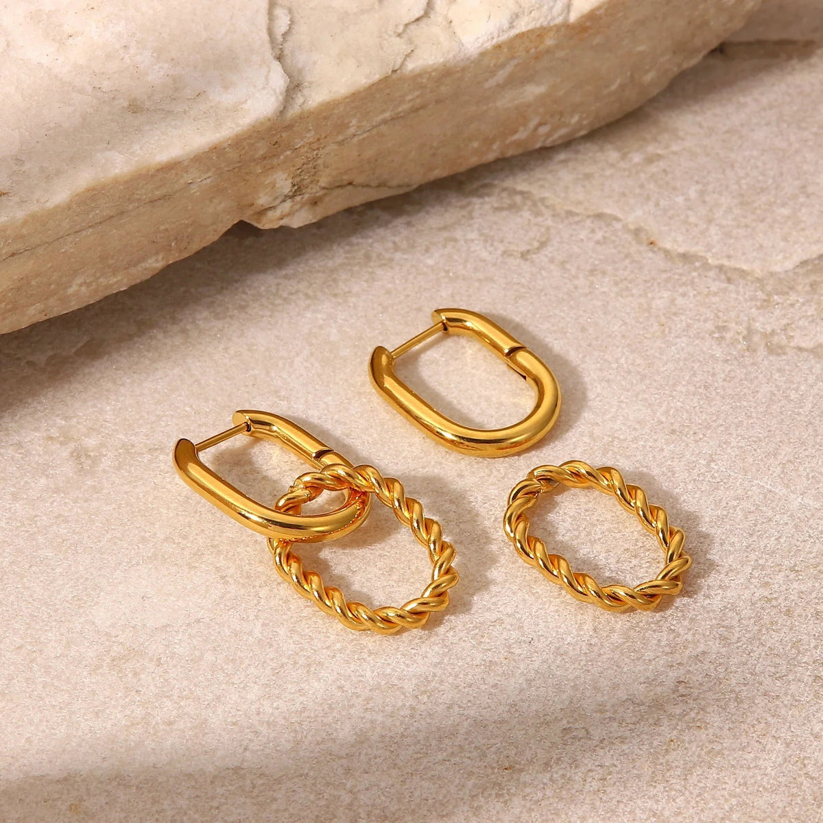 [Royal&Vicky]Skadi Gold Earrings