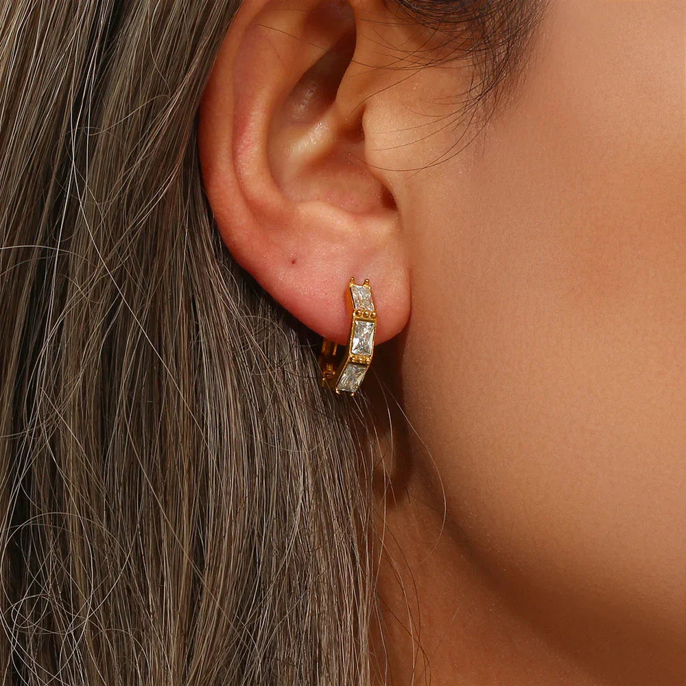 [Royal&Vicky]Elira Diamond Earrings