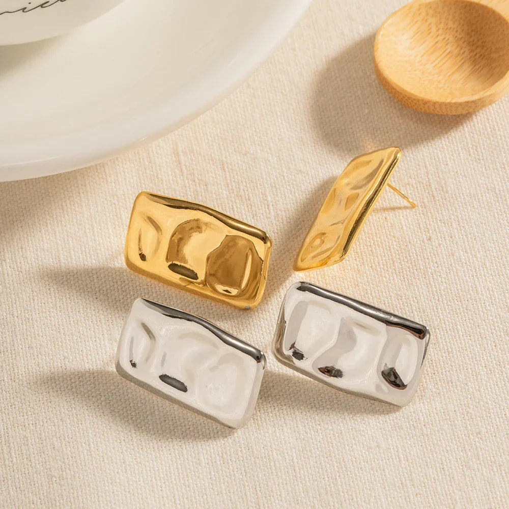 [Royal&Vicky]Geraldine Gold Earrings