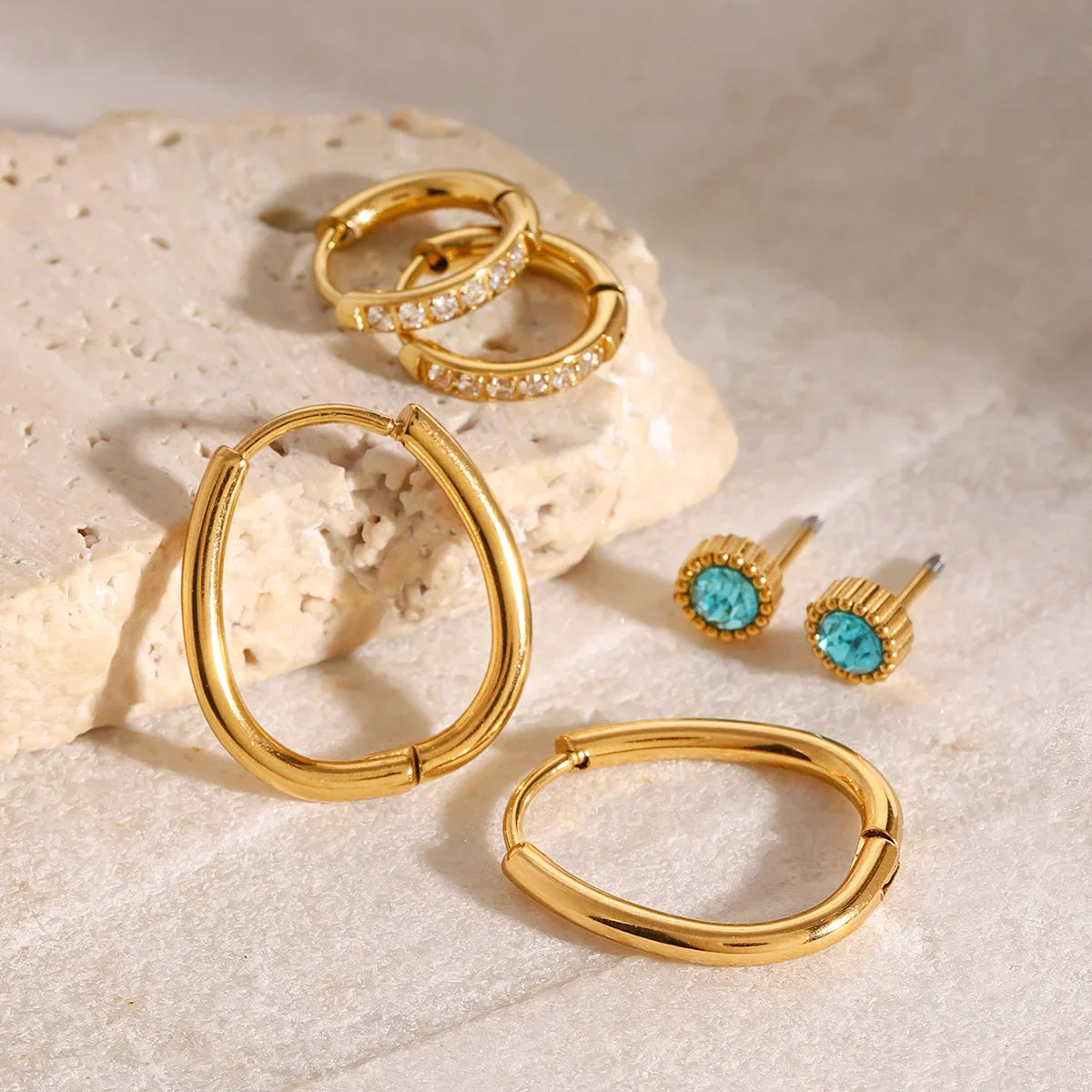 [Royal&Vicky]Kylie Diamond Earring Bundle