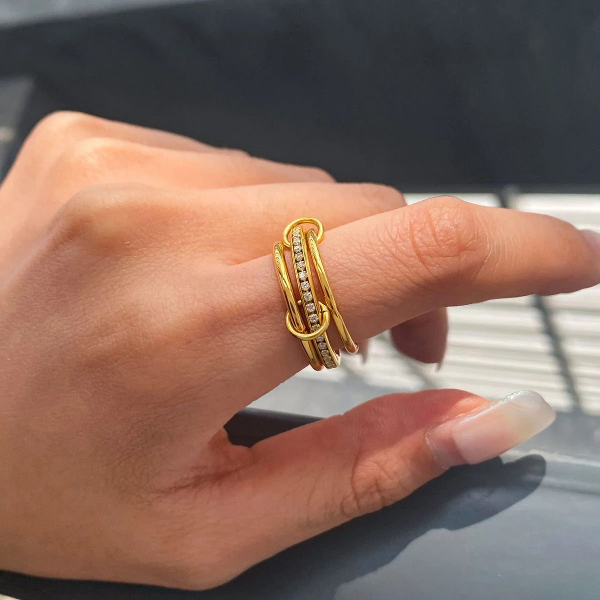 [Royal&Vicky]Divine Diamond Ring Stack