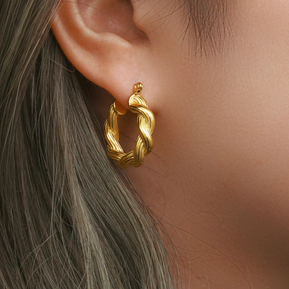 [Royal&Vicky]Layla Hoop Earrings