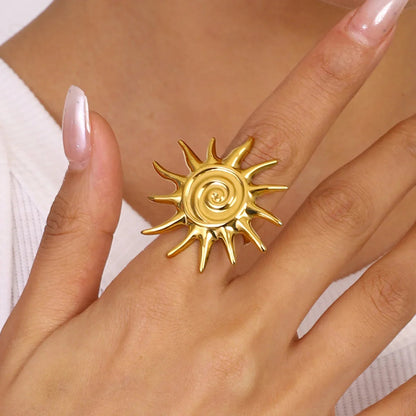 [Royal&Vicky]Solstice Golden Sun Ring
