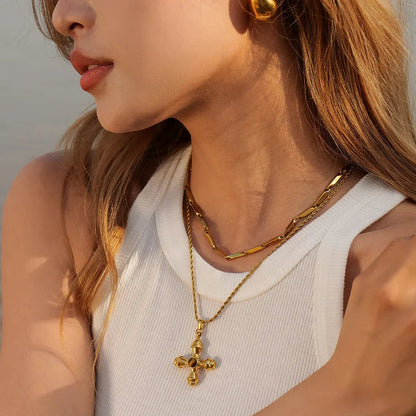[Royal&Vicky]Della Gold Necklace