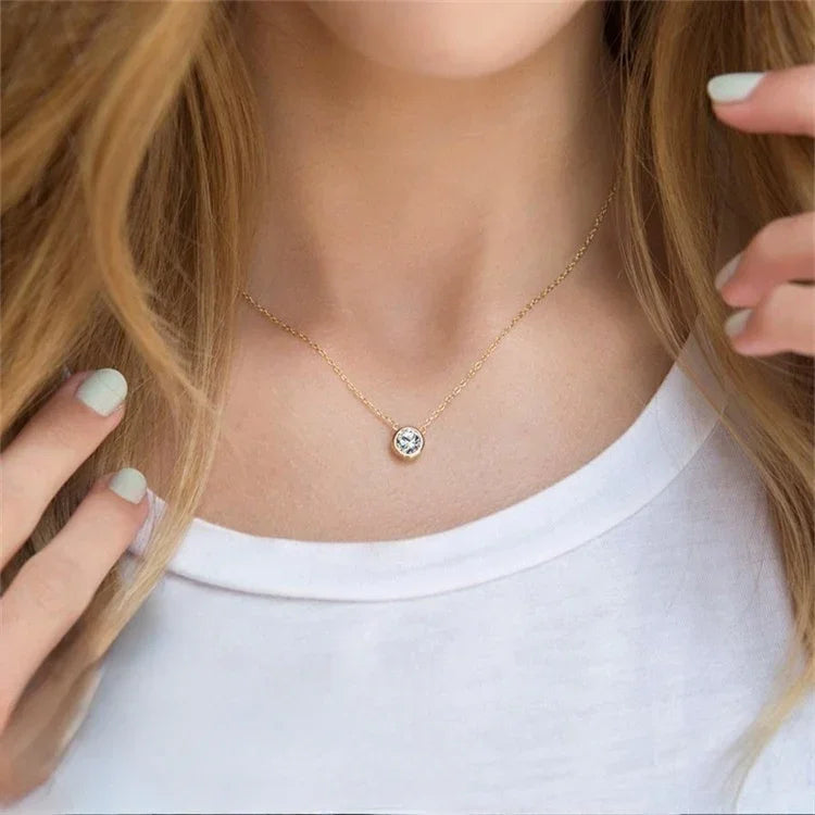 [Royal&Vicky]Amelia Birthstone Necklace
