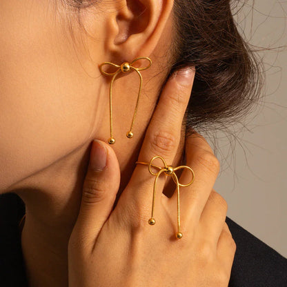 [Royal&Vicky]Annie Gold Earrings