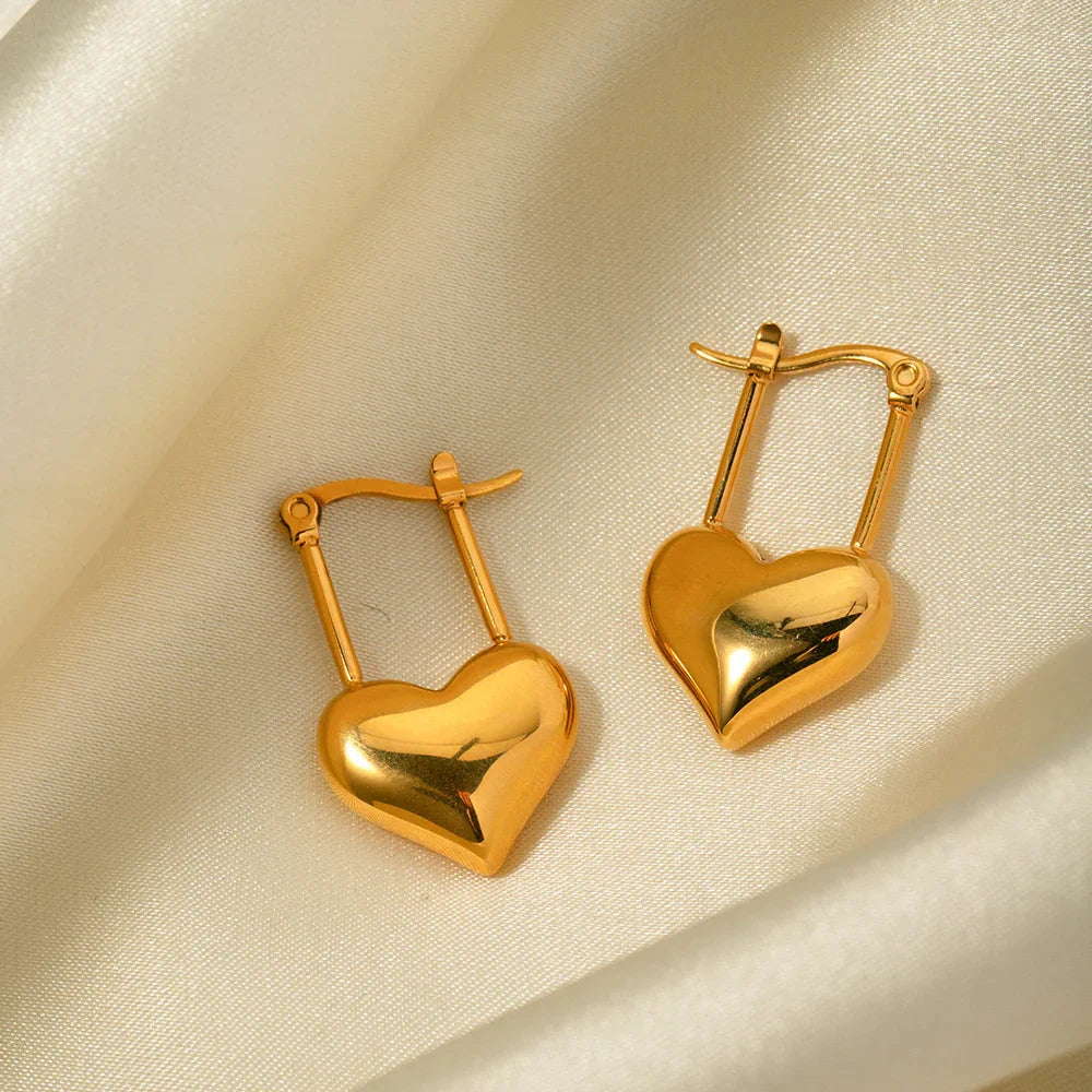 [Royal&Vicky]Jessamine Heart Earrings