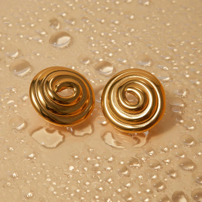 [Royal&Vicky]Eliah Gold Earrings