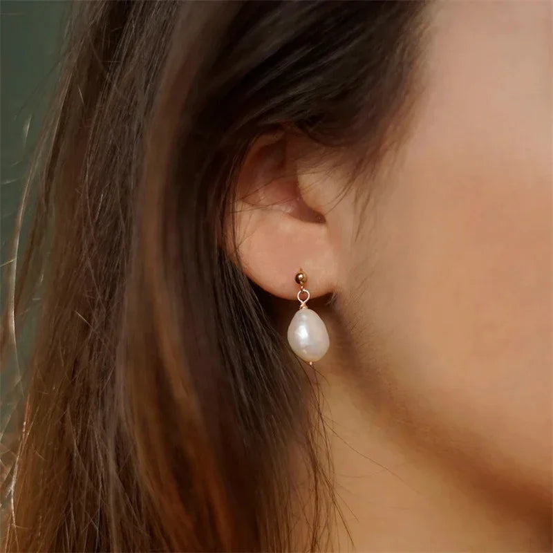 [Royal&Vicky]Gloria Freshwater Pearl Earrings