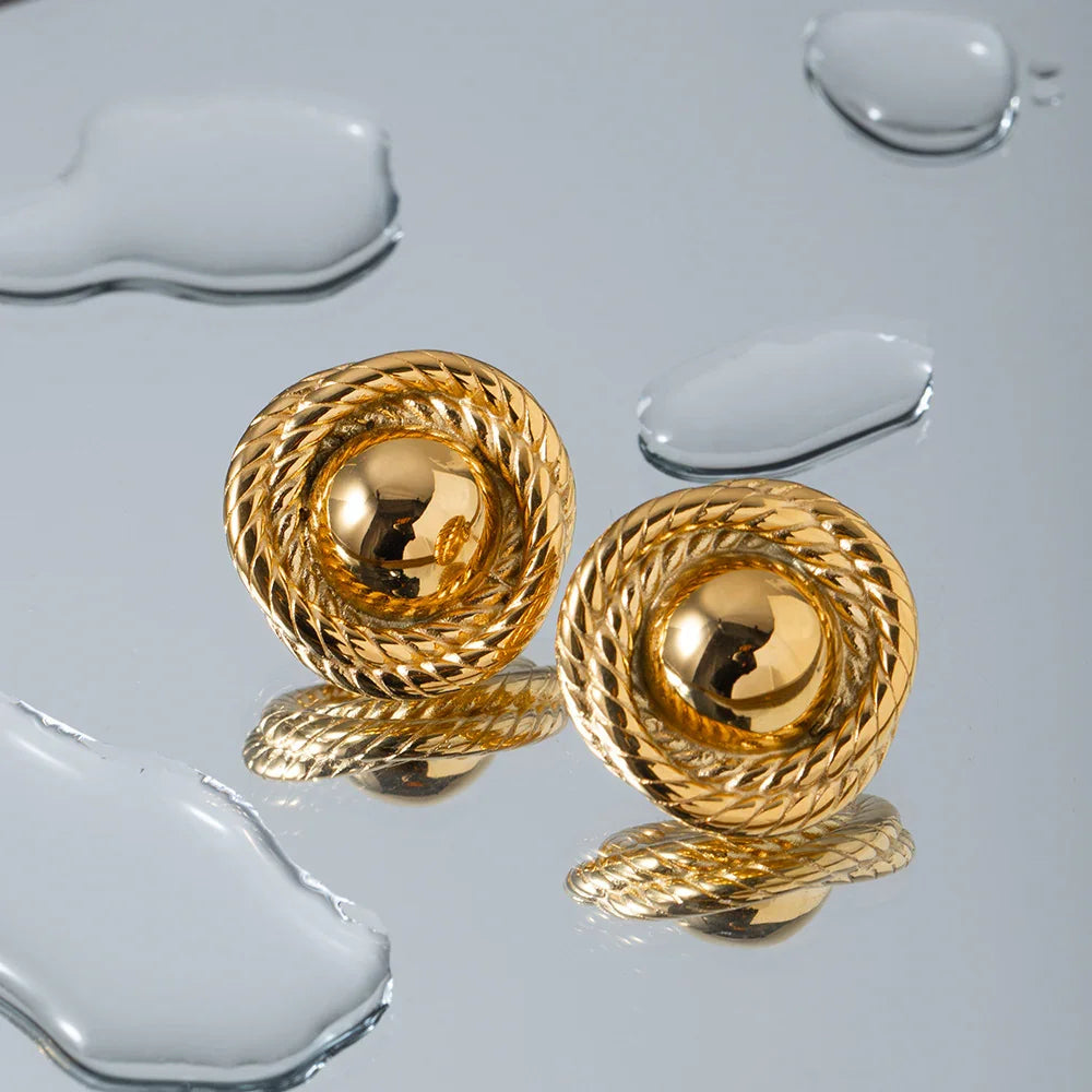 [Royal&Vicky]Ariadne Gold Earrings
