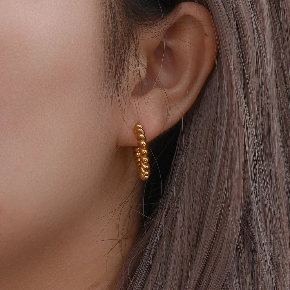 [Royal&Vicky]Brynlee Twisted Earrings